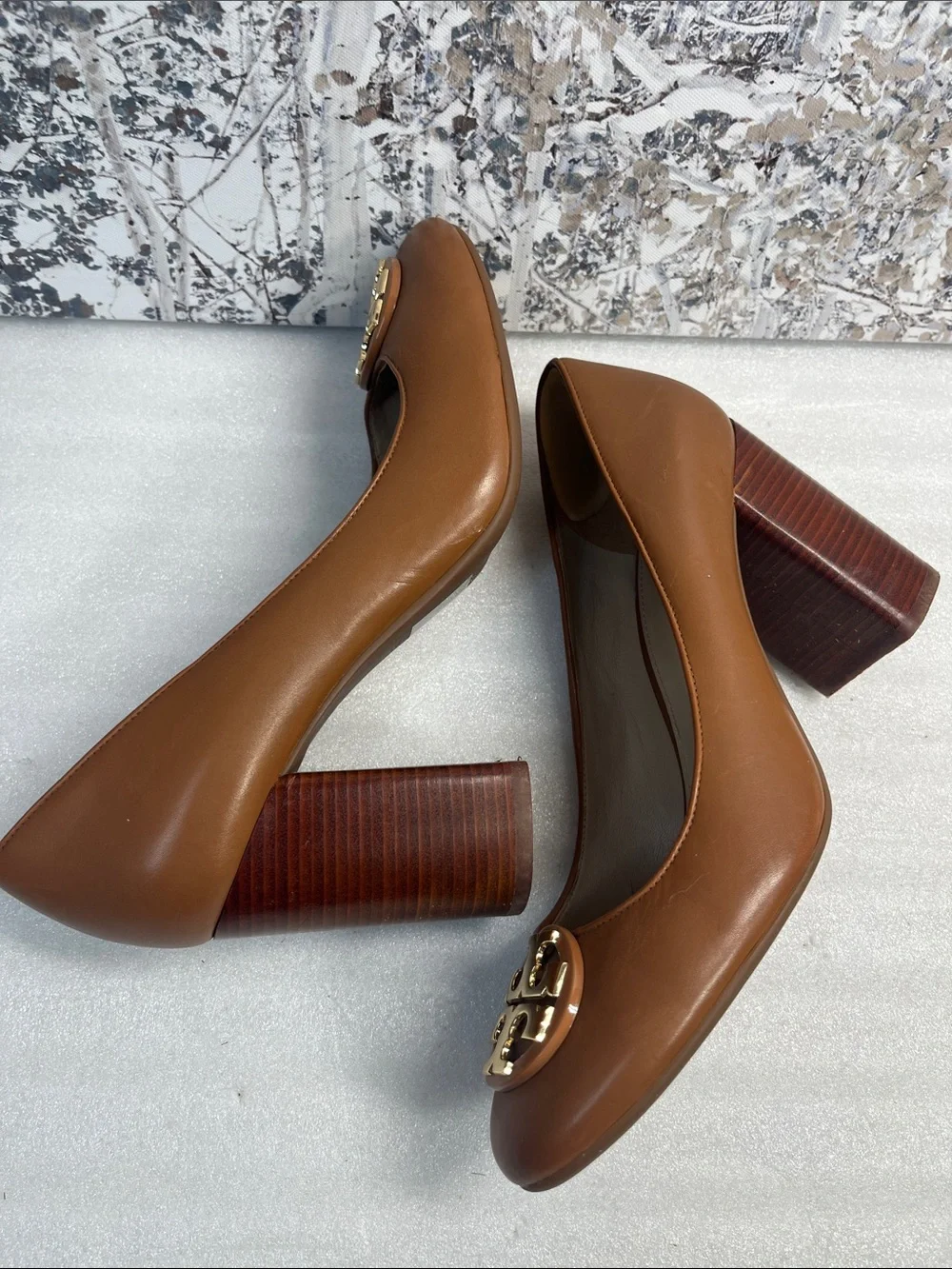Tory Burch Block-Heel Pumps